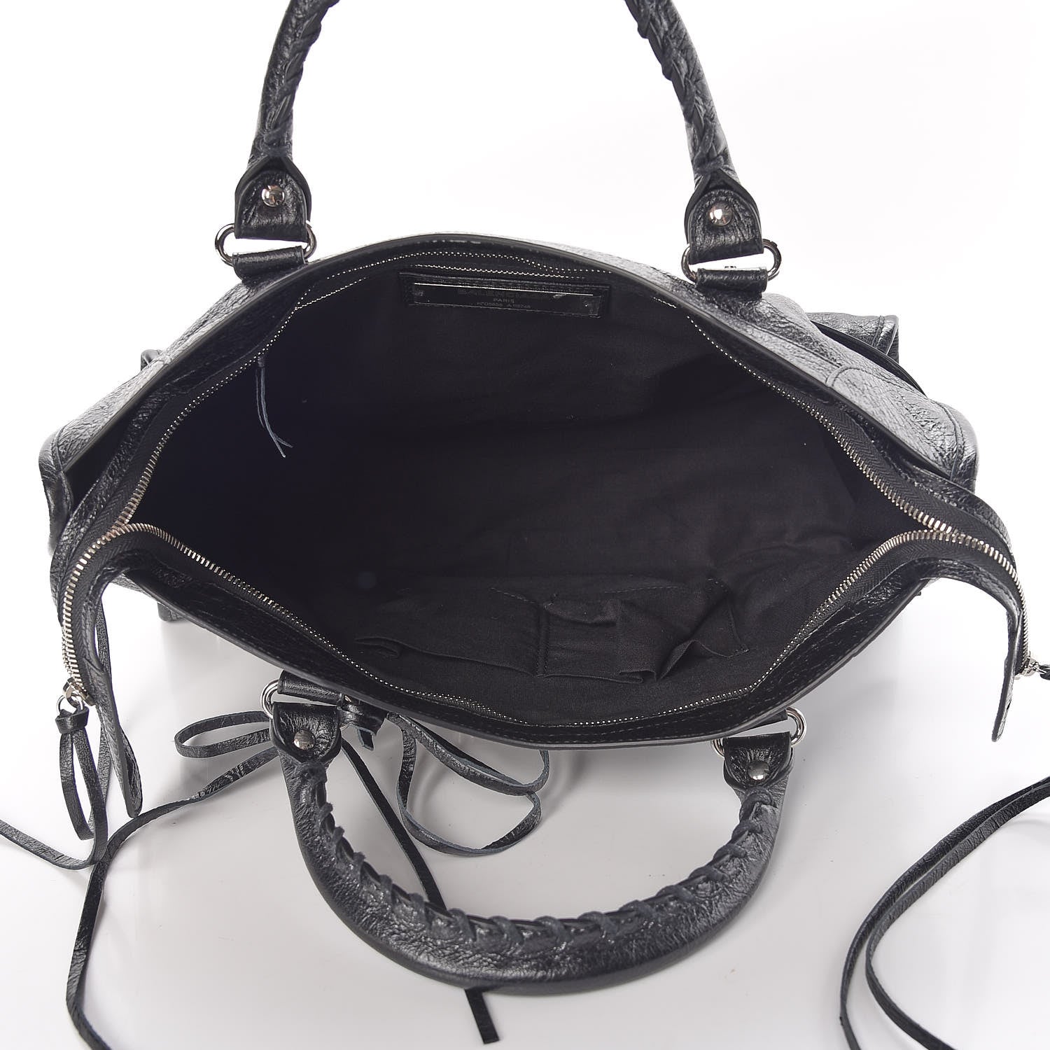 Balenciaga Agneau Classic Silver Hardware City Black 6 of 9