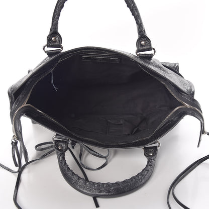 Balenciaga Agneau Classic Silver Hardware City Black 6 of 9