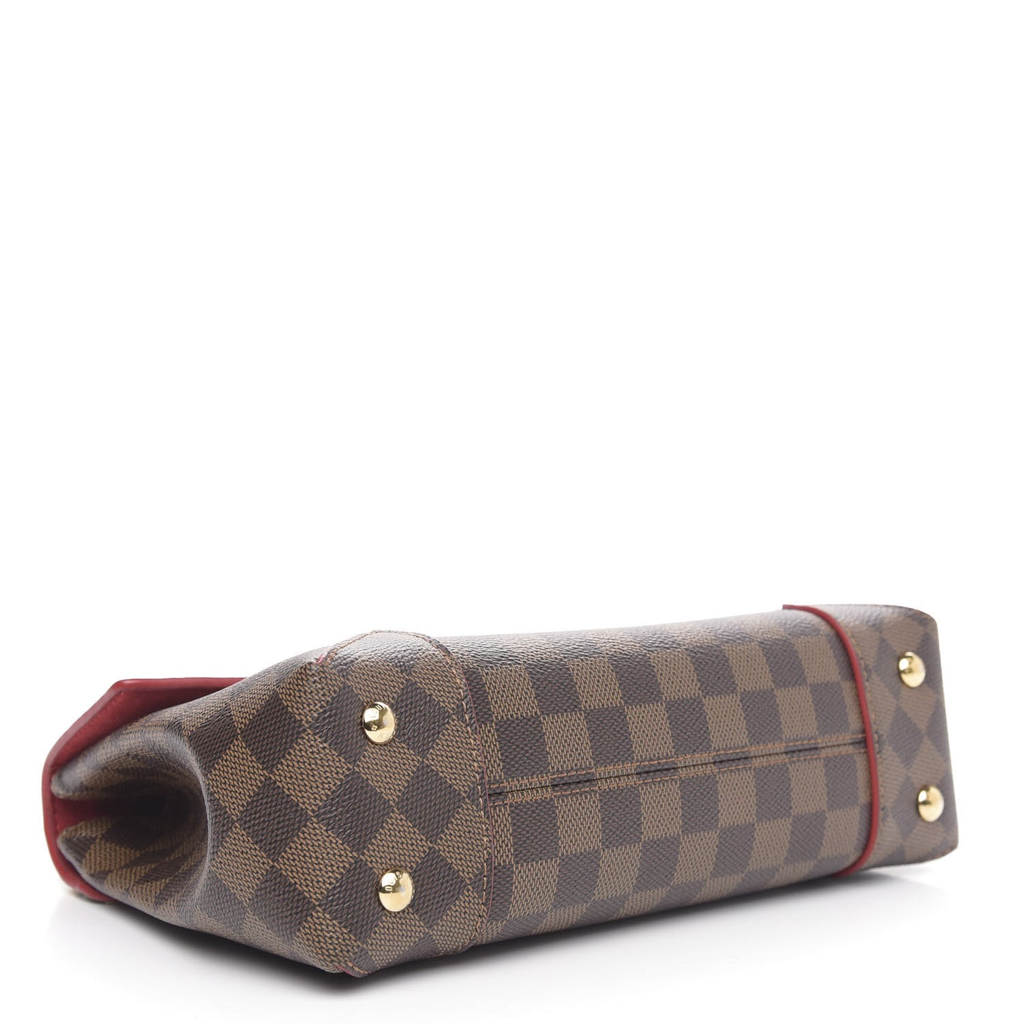 Damier Ebene Caissa Clutch Cherry