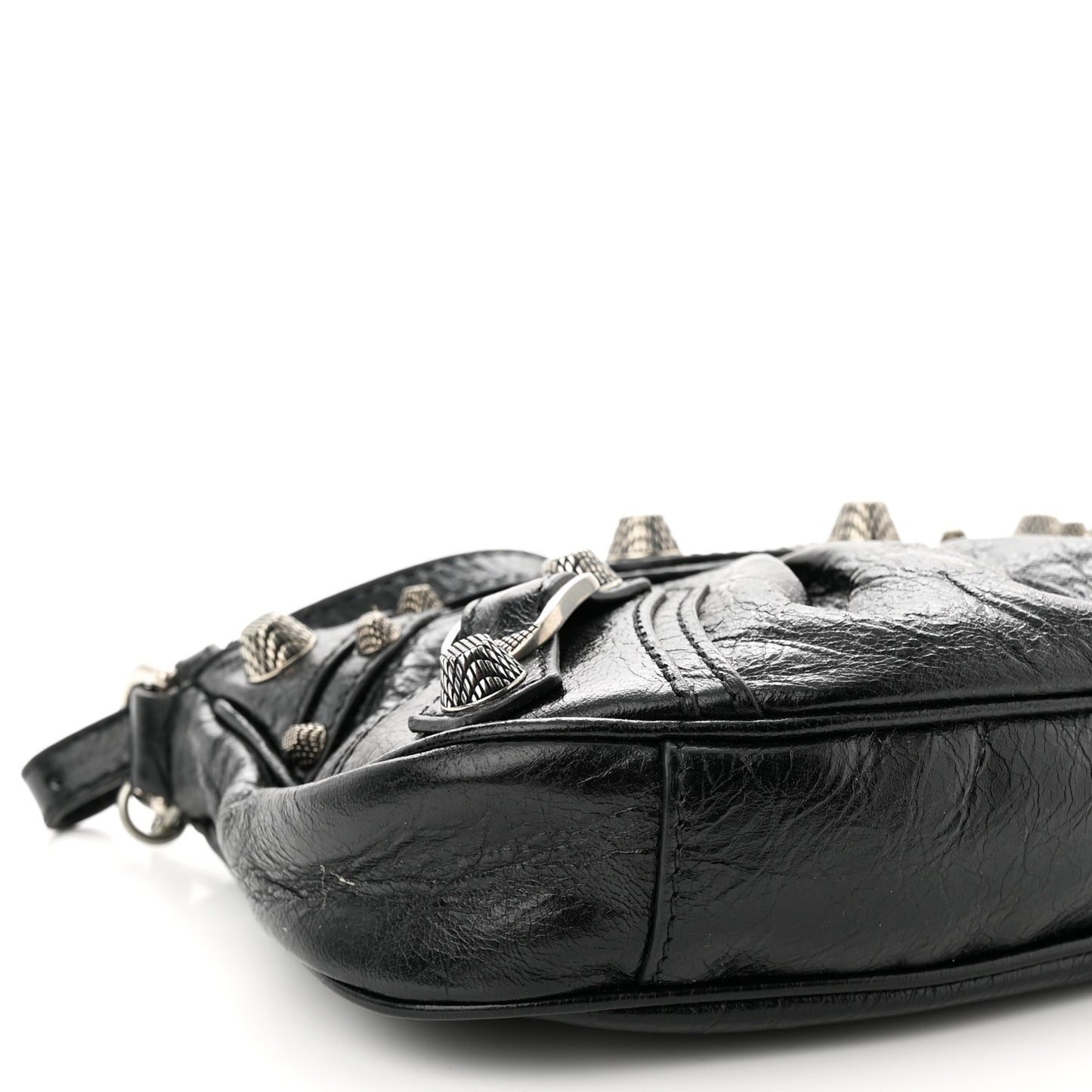 Agneau Arena Le Cagole Mini Purse With Chain Black