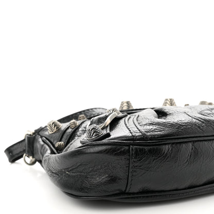 Balenciaga Agneau Arena Le Cagole Mini Purse With Chain Black 9 of 10