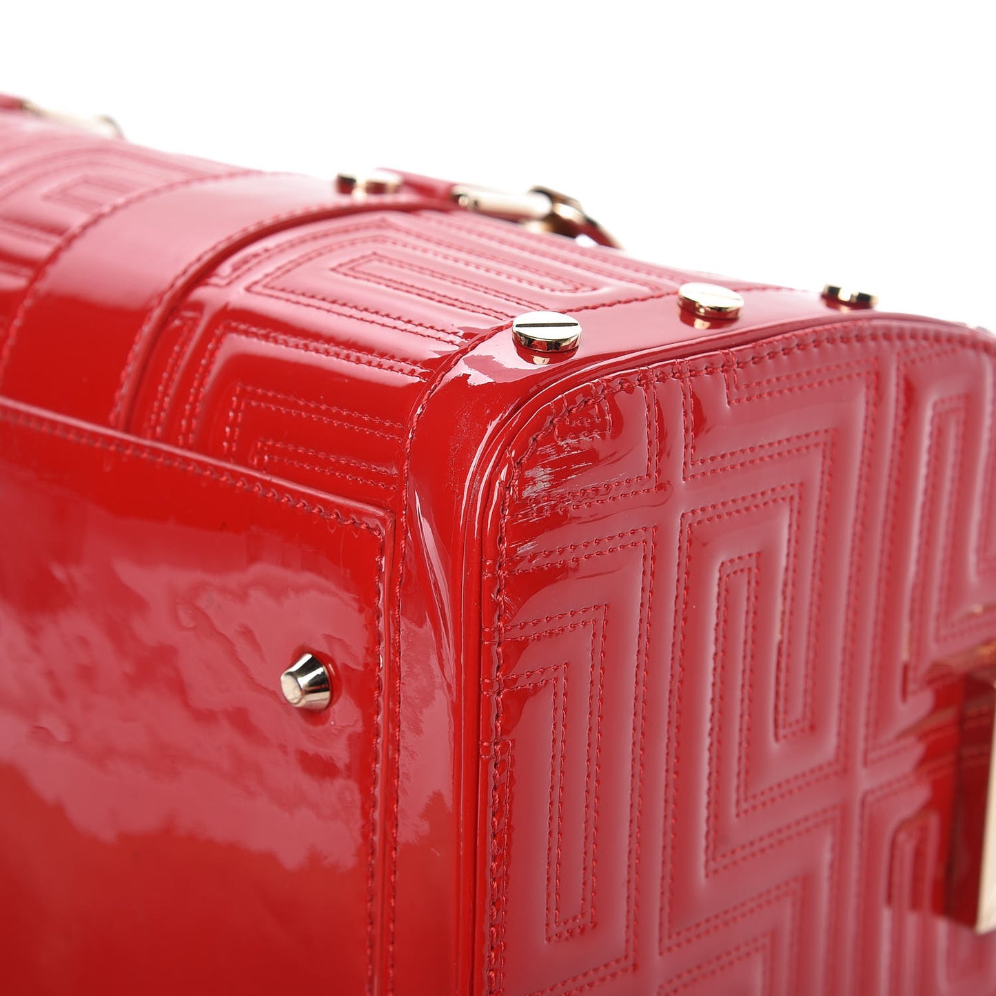 Patent Couture Snap Out Of It Bag Red
