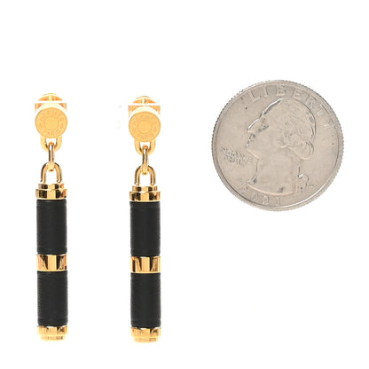 Hermes Swift PM Charniere Earrings Black 2 of 5