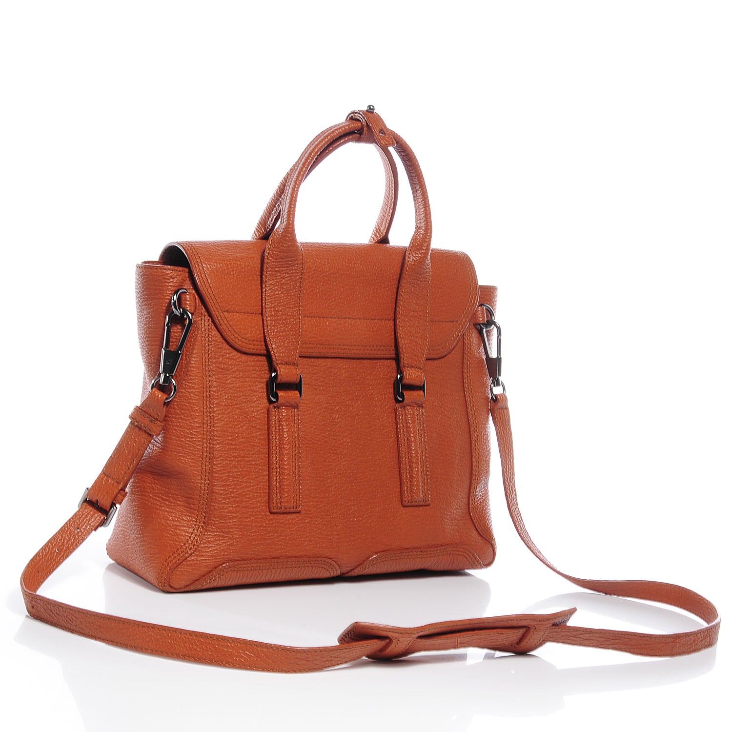 3.1 Phillip Lim 3.1 Medium Pashli Satchel Rust 3 of 8