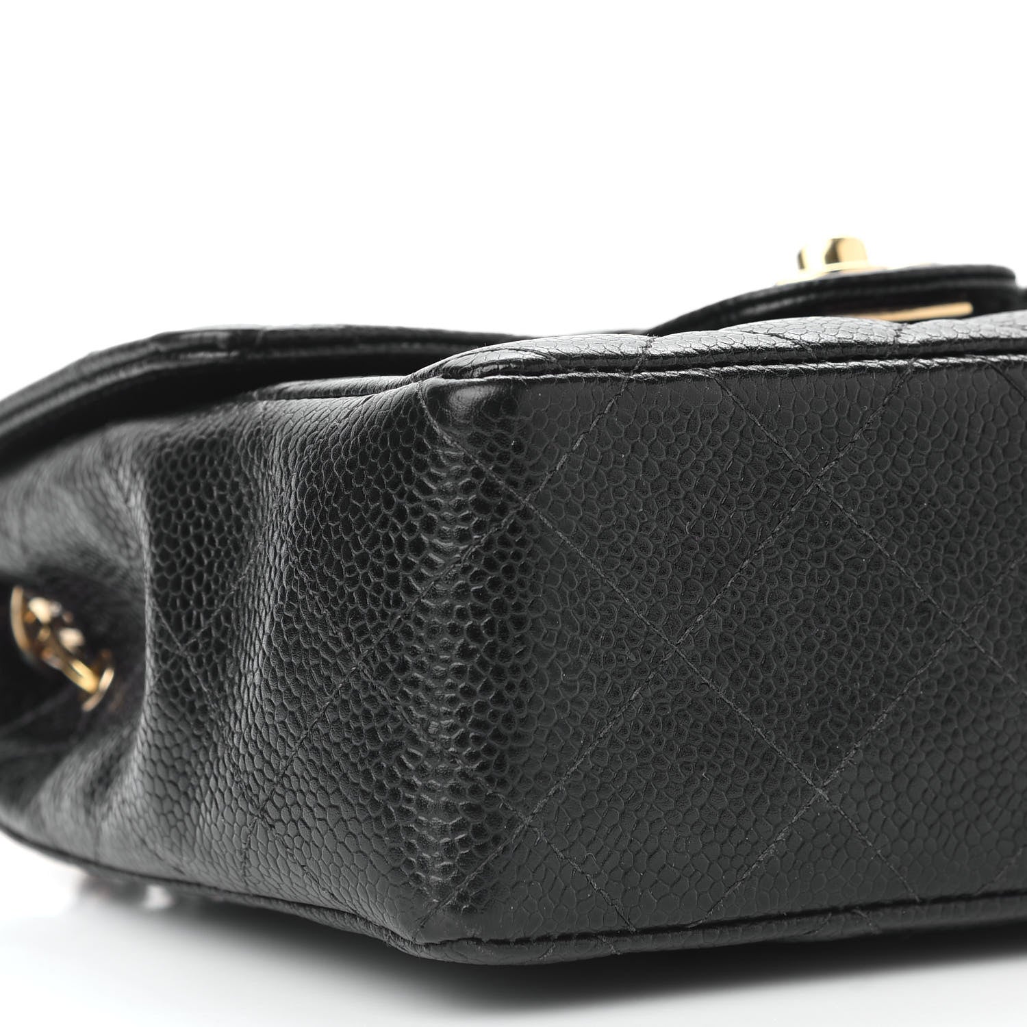 Chanel Caviar Quilted Mini Square Flap Black 8 of 9
