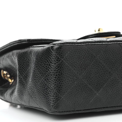 Chanel Caviar Quilted Mini Square Flap Black 8 of 9