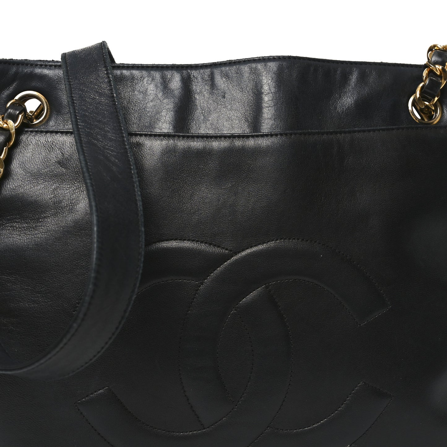 Lambskin CC Shoulder Bag Black