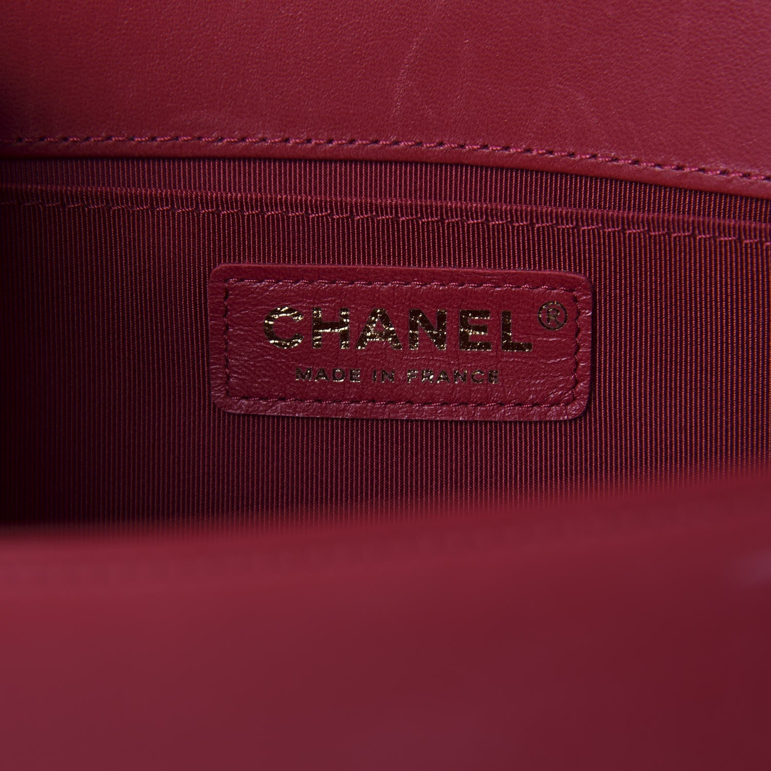Chanel Lambskin Quilted Medium Boy Flap Dark Pink 8 of 11
