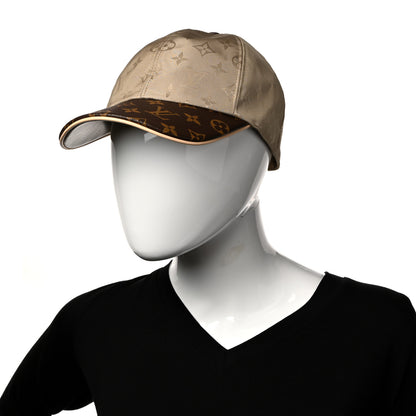 Louis Vuitton Monogram Polyester Silk LV Get Ready Cap M Beige 2 of 10