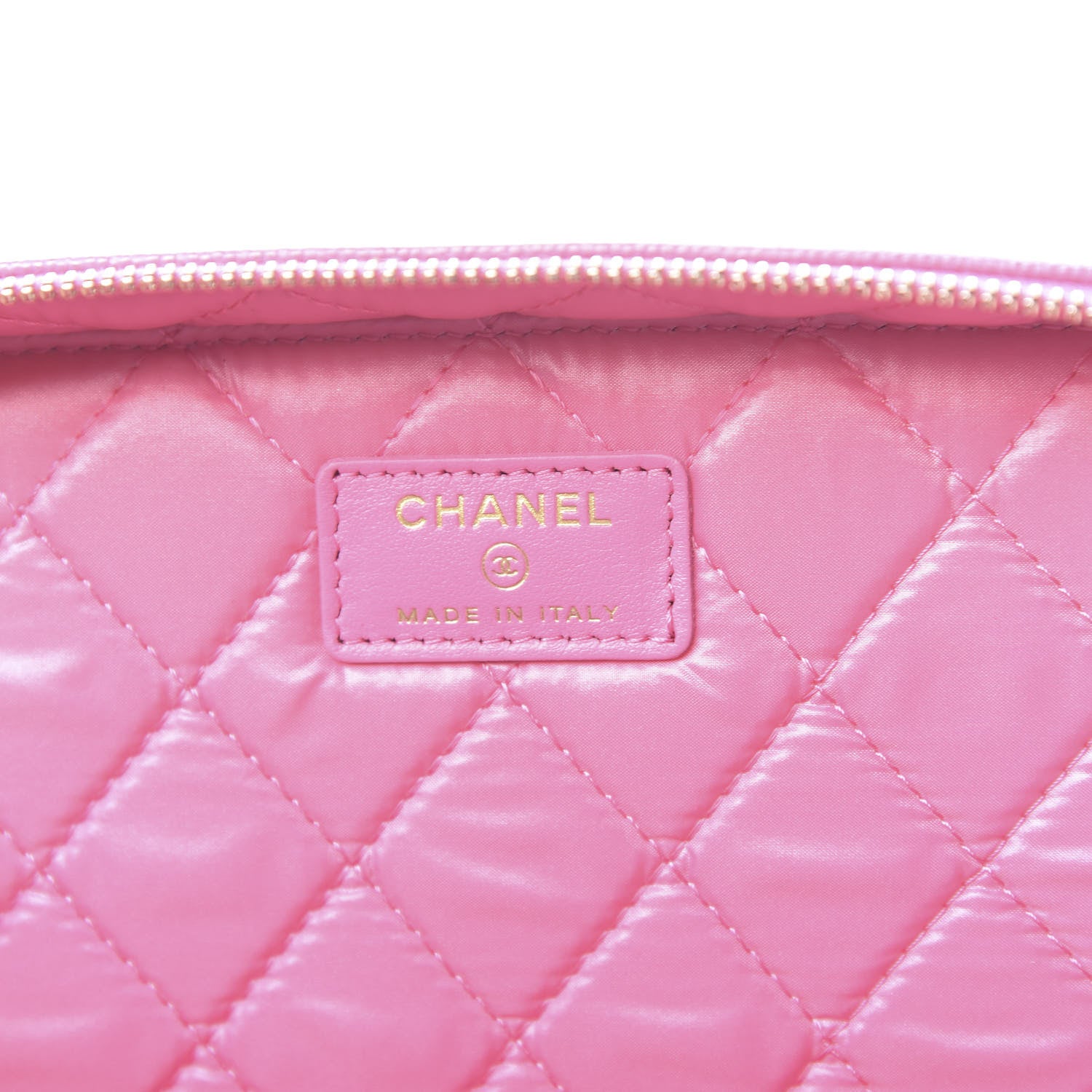 Chanel Caviar Quilted Large Vanity Pouch Pink 6 of 11