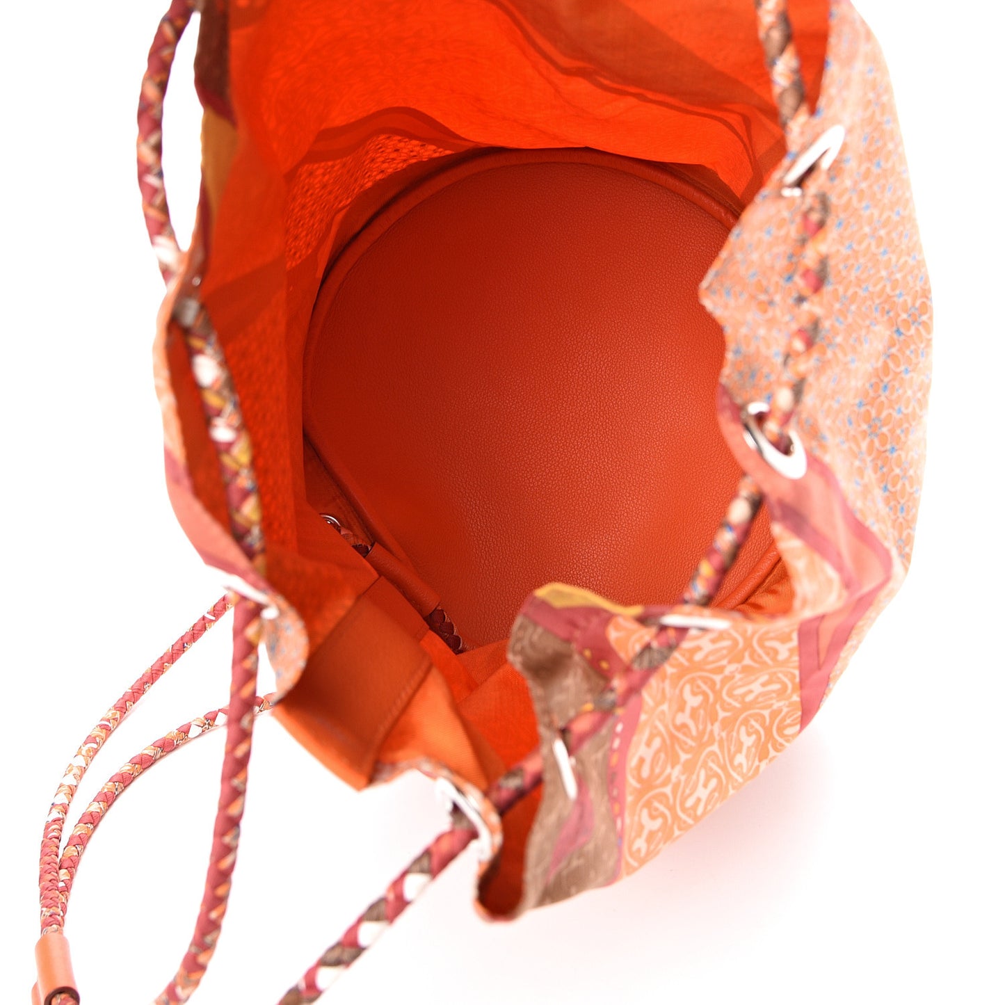 Silk Evercolor Carre en Cravates Soie Cool Flamingo Pink Deer Brown Orange