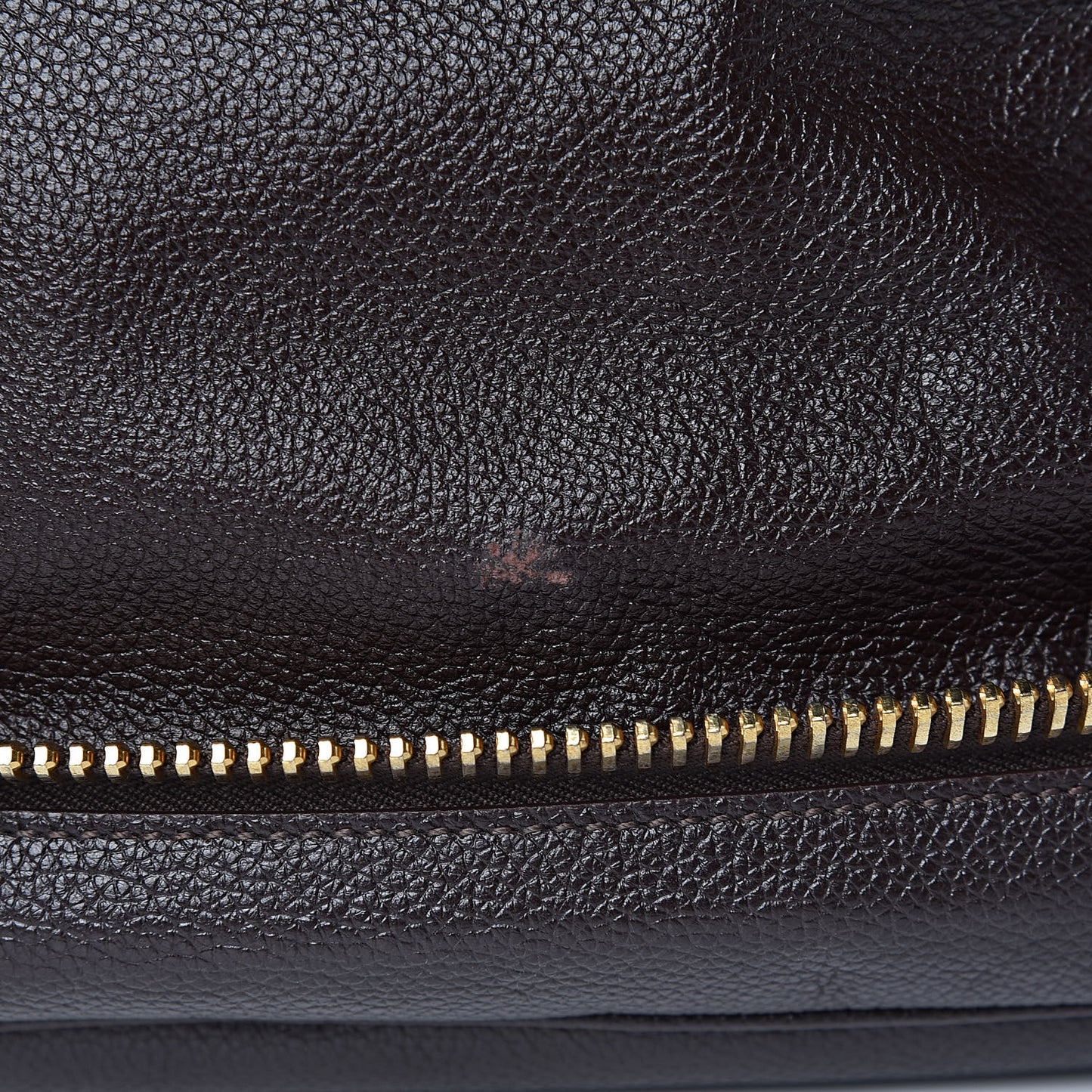 Pebbled Calfskin Large Jennifer Dark Brown