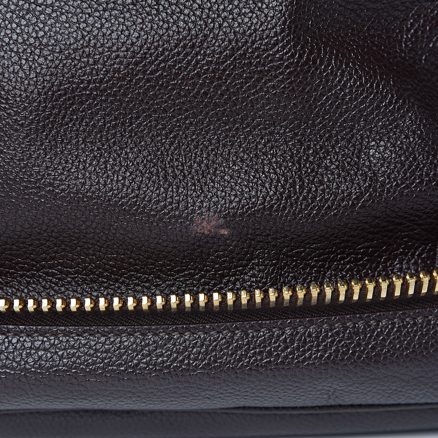 Tom Ford Pebbled Calfskin Large Jennifer Dark Brown 11 of 12