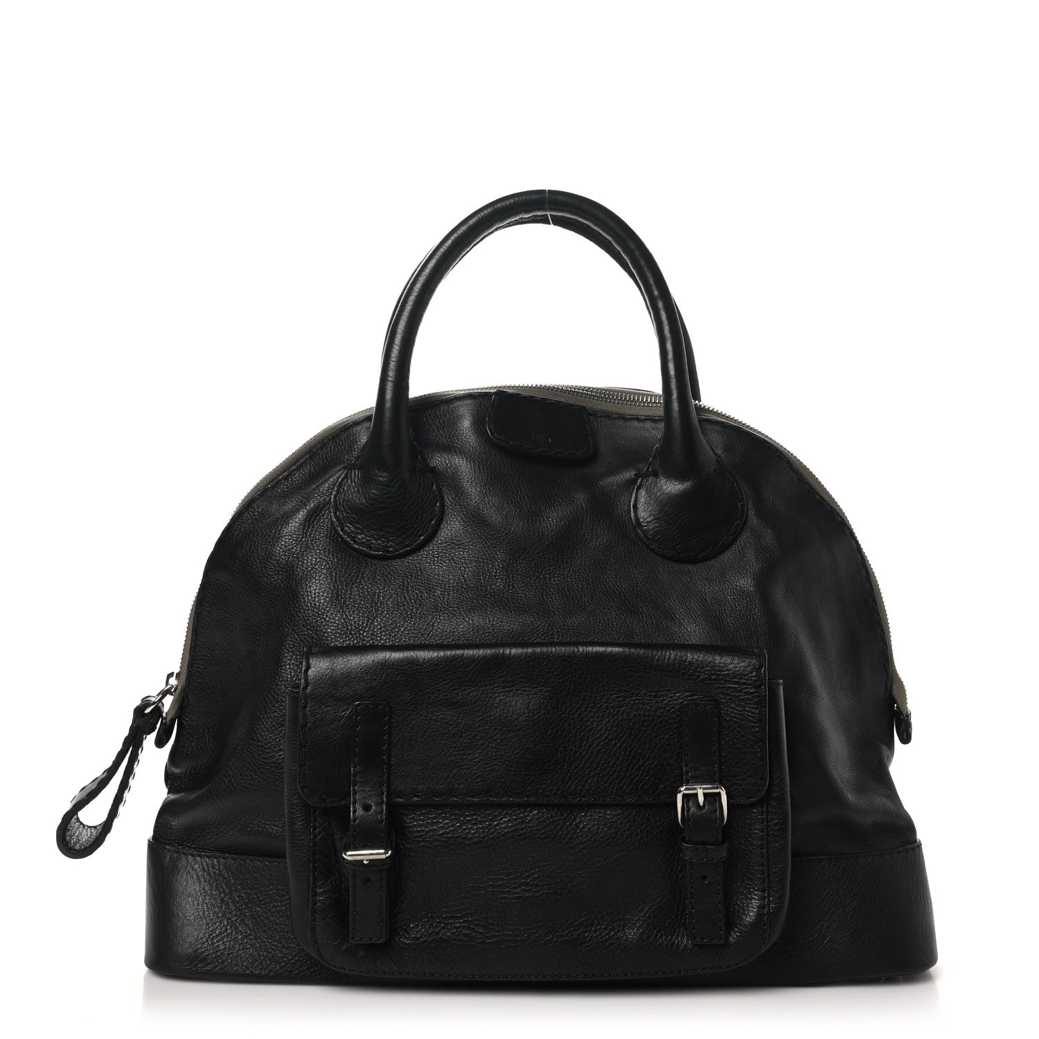 Chloe Calfskin Edith Dome Bowler Black 1 of 9