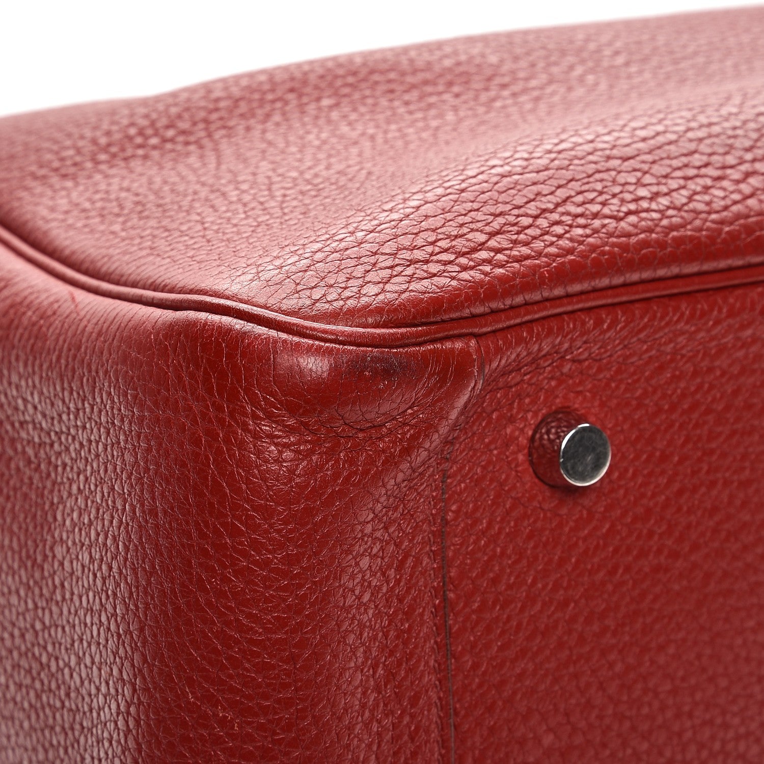 Hermes Taurillon Clemence Lindy 34 Rouge Garance 12 of 13