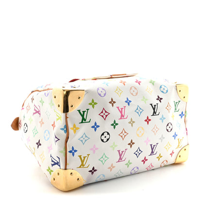 Louis Vuitton Monogram Multicolor Speedy 30 White 4 of 9