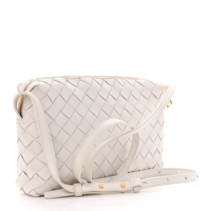 Bottega Veneta Nappa Intrecciato Crossbody White 3 of 10