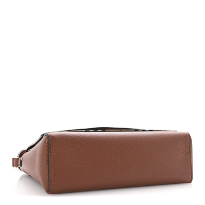 Burberry Calfskin Vintage Check Note Crossbody Bag Tan 4 of 10