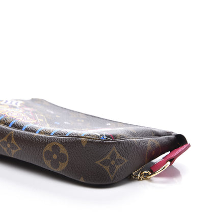Louis Vuitton Monogram 2020 Christmas Animation Roller Coaster Mini Pochette Accessories Pivoine 7 of 8
