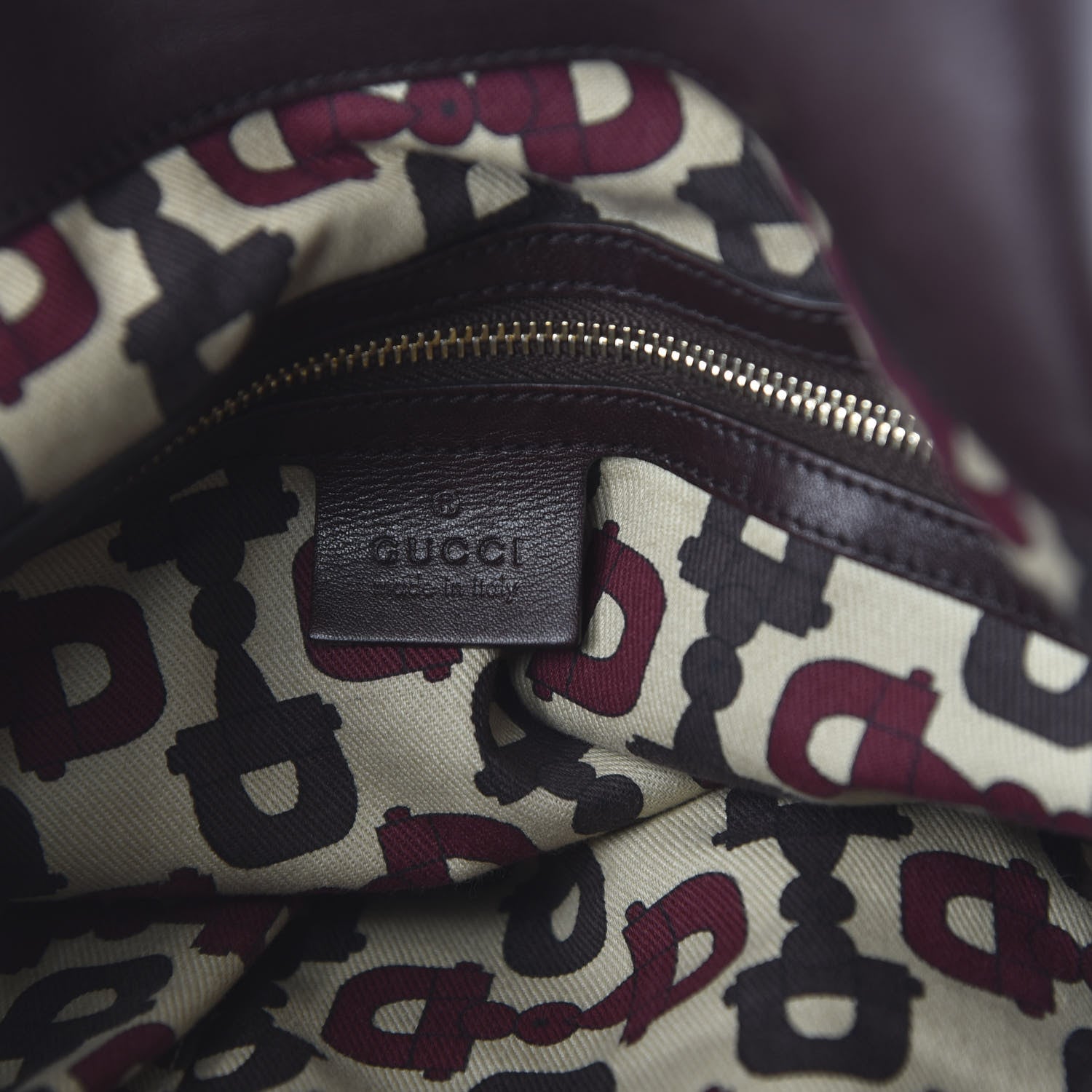 Gucci Guccissima Medium Indy Top Handle Hobo Dark Brown 9 of 12