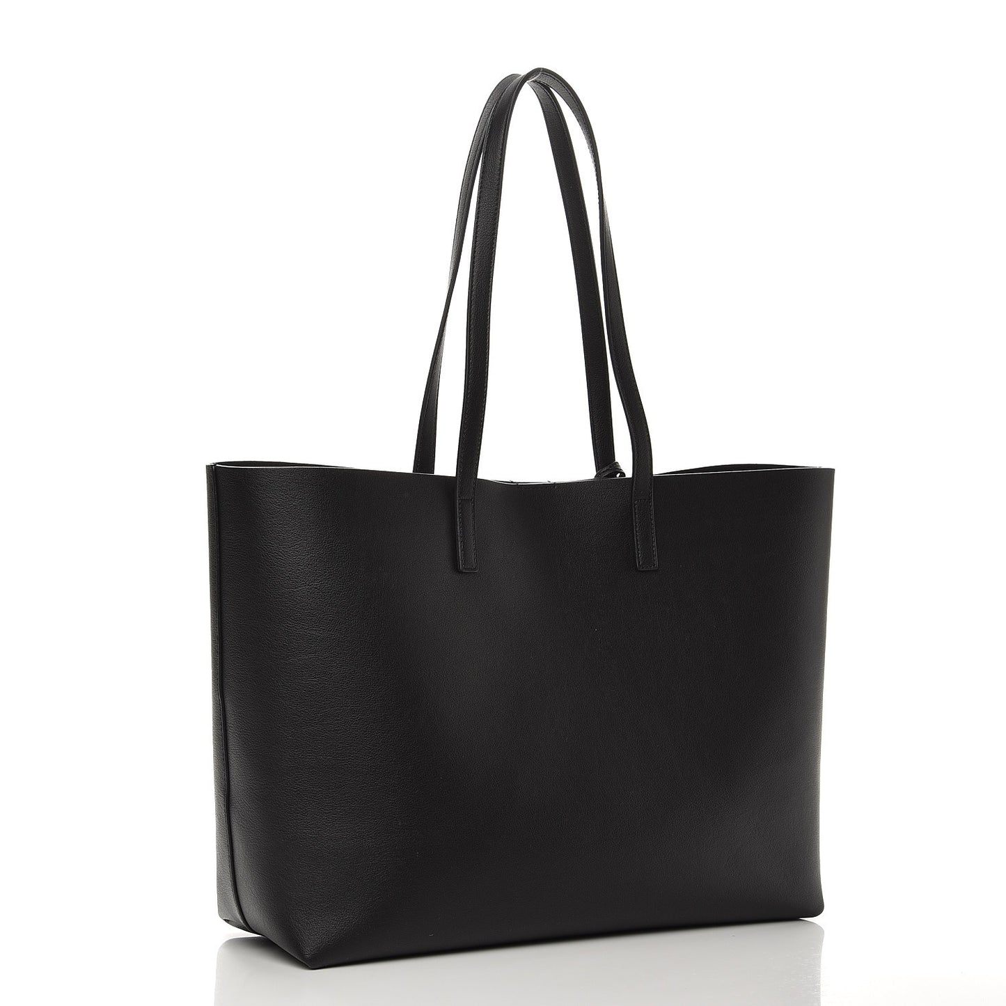 Calfskin Large Shopping Tote Black