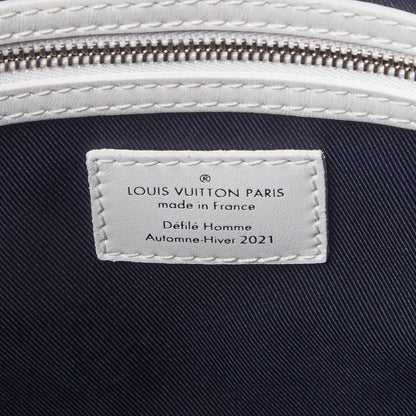 Louis Vuitton Vintage Monogram Somewhere Somehow Everyday LV Keepall Bandouliere 50 Blue 9 of 9