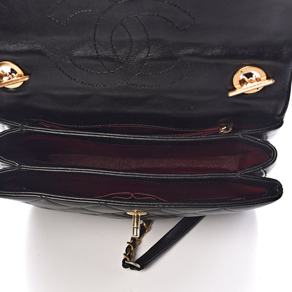 Chanel Lambskin Quilted Small Trendy CC Dual Handle Flap Bag Black 6 of 11