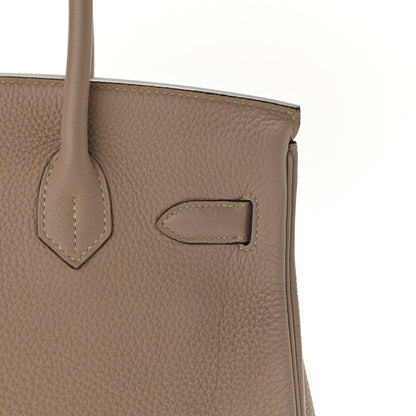 Hermes Togo Birkin 30 Gris Tourterelle 10 of 38