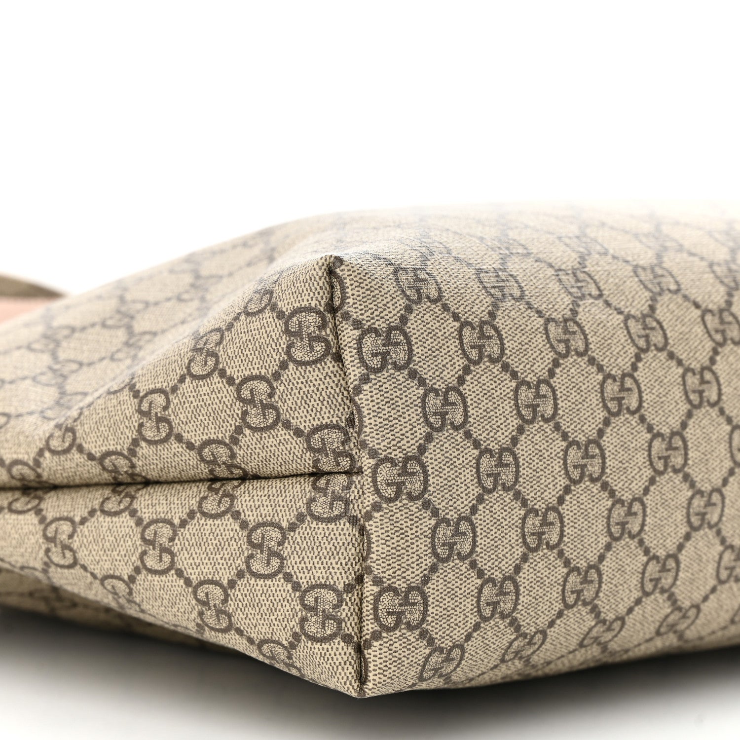 Gucci GG Plus Monogram Medium Signature Web Loop Tote Light Brown 9 of 10
