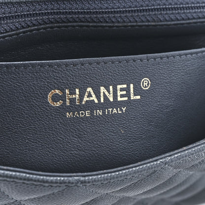 Chanel Caviar Quilted Mini Rectangular Flap Dark Grey 6 of 12