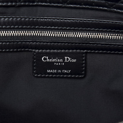 Christian Dior Lambskin Cannage Large Dior Soft Shopping Tote Black 8 of 9