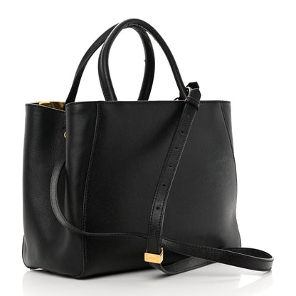 Fendi Vitello Elite Petite 2Jours Tote Black 3 of 17