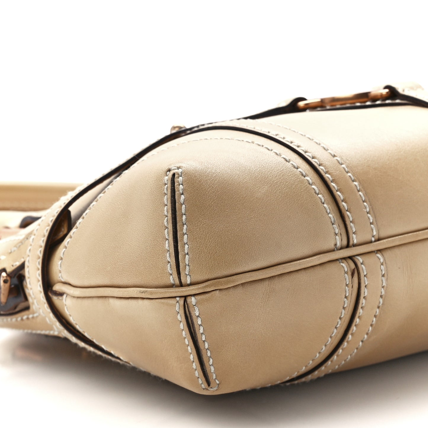 Calfskin GG Reins Tote Beige