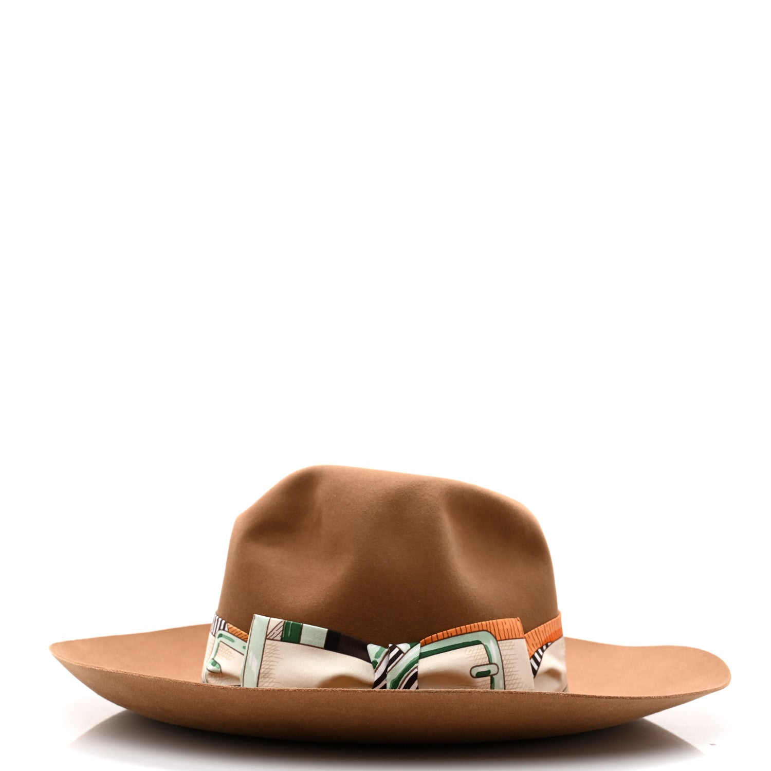 Hermes Rabbit Felt Brides de Gala Francoise Hat 58 Etoupe 5 of 10