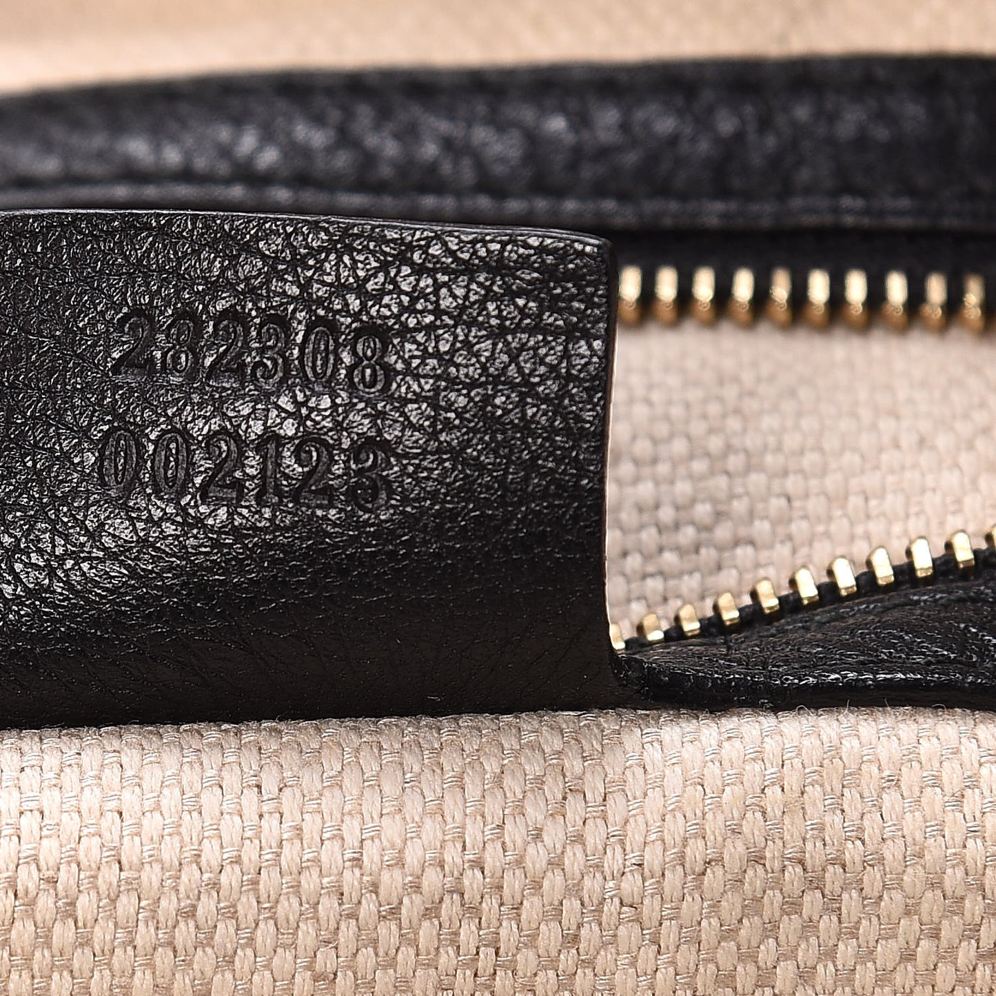 Pebbled Calfskin Large Soho Shoulder Bag Black
