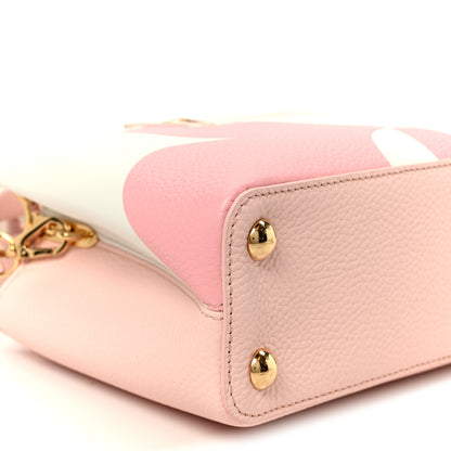 Louis Vuitton Taurillon Monogram Flower Capucines BB Pink Creme 8 of 9