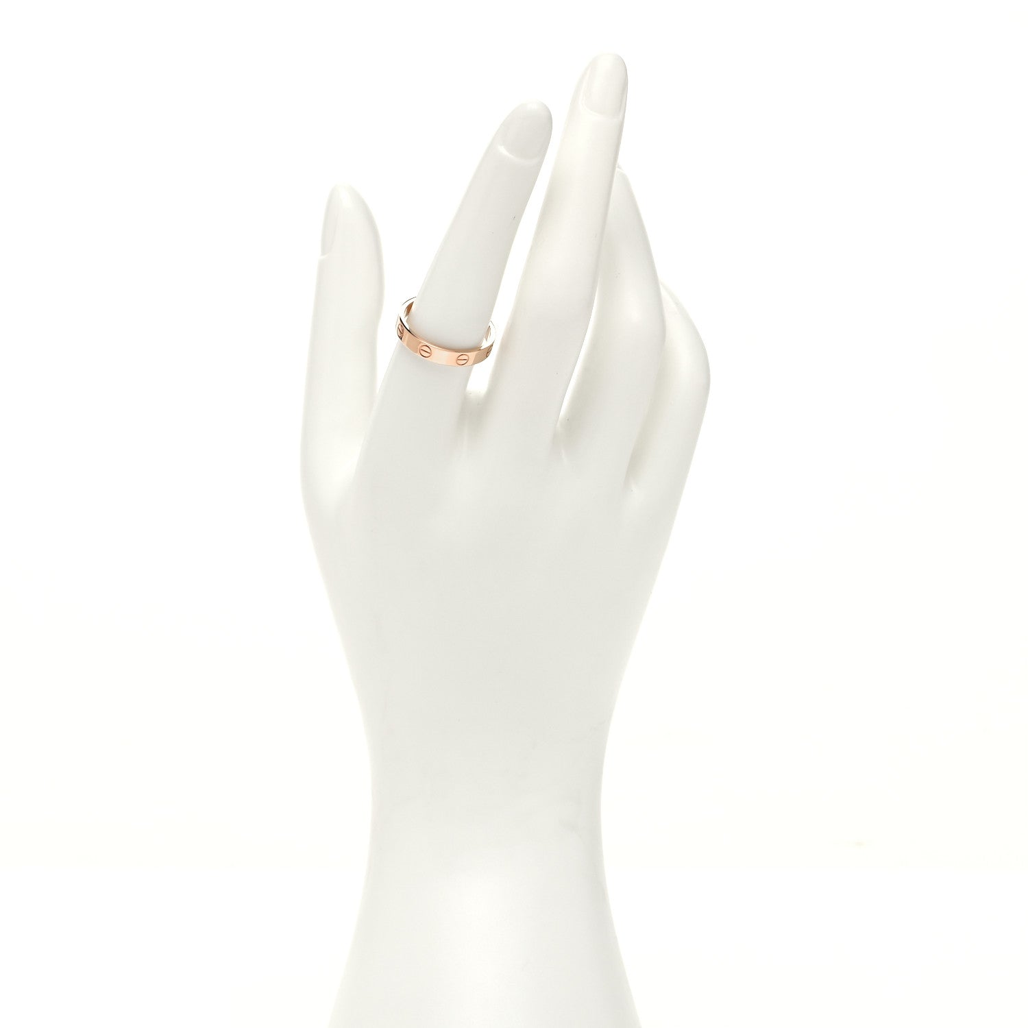 Cartier 18K Pink Gold 3.5mm LOVE Wedding Band Ring 57 8 2 of 5