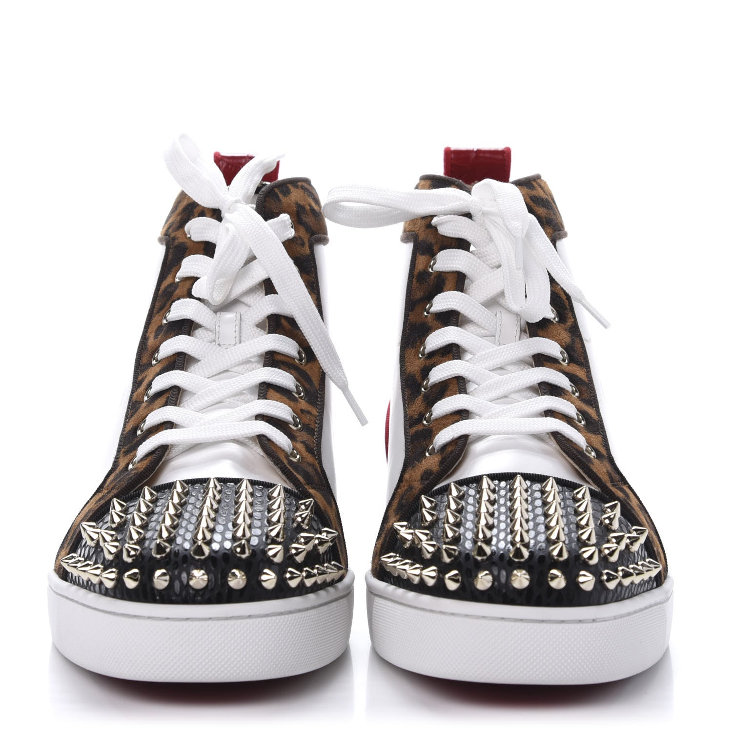 Christian Louboutin Calfskin Lou Spikes Paris Loubi Flat Sneakers 44.5 2 of 8