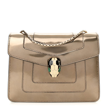 Bulgari Metallic Calfskin Serpenti Forever Crossbody Bag Bronze 1 of 8