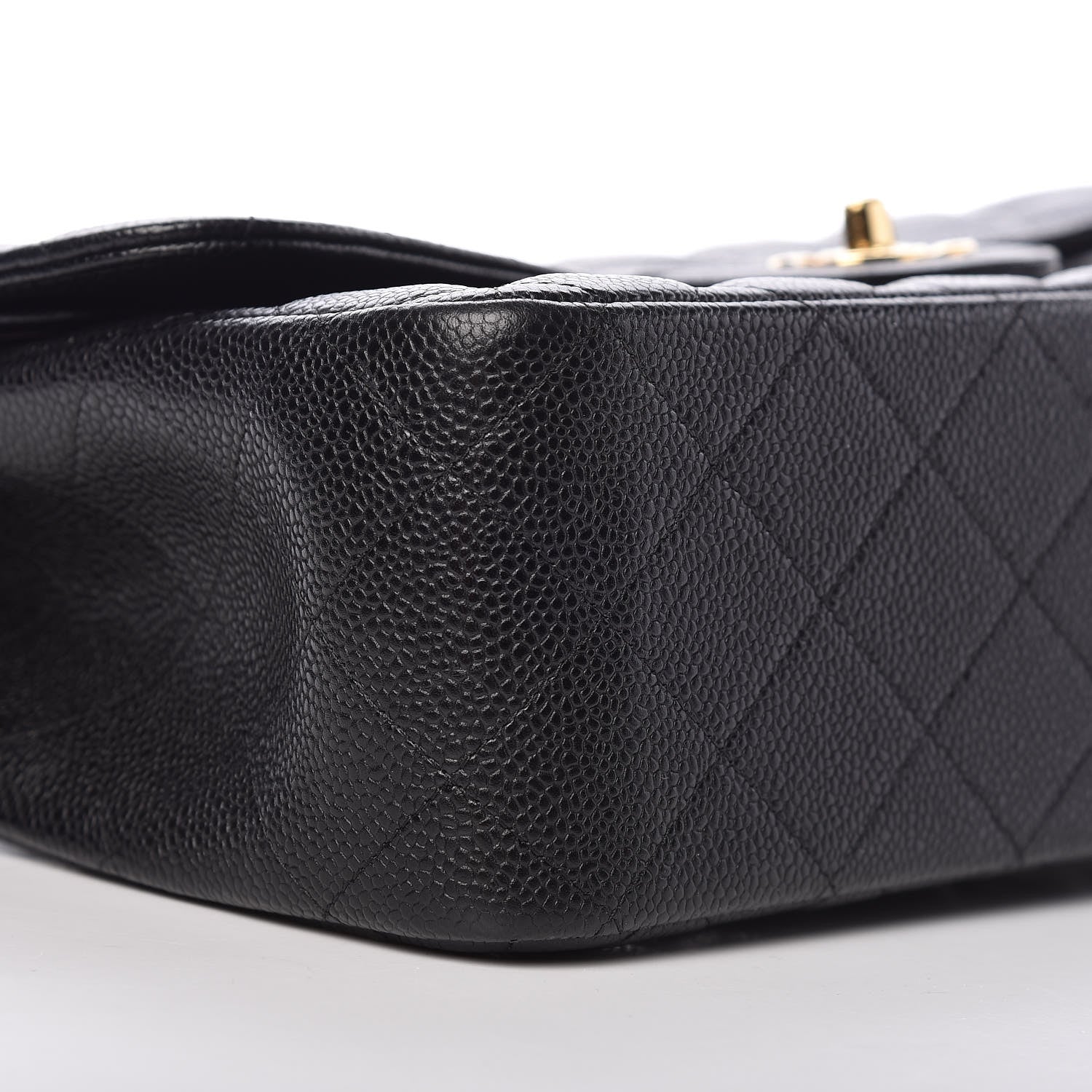 Chanel Caviar Quilted Jumbo Double Flap Black 10 of 12