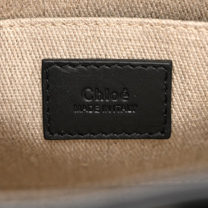 Chloe Calfskin Mini Woody Tote Black 6 of 10