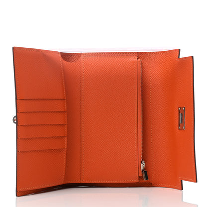 Hermes Epsom Medium Kelly Wallet Feu 5 of 6