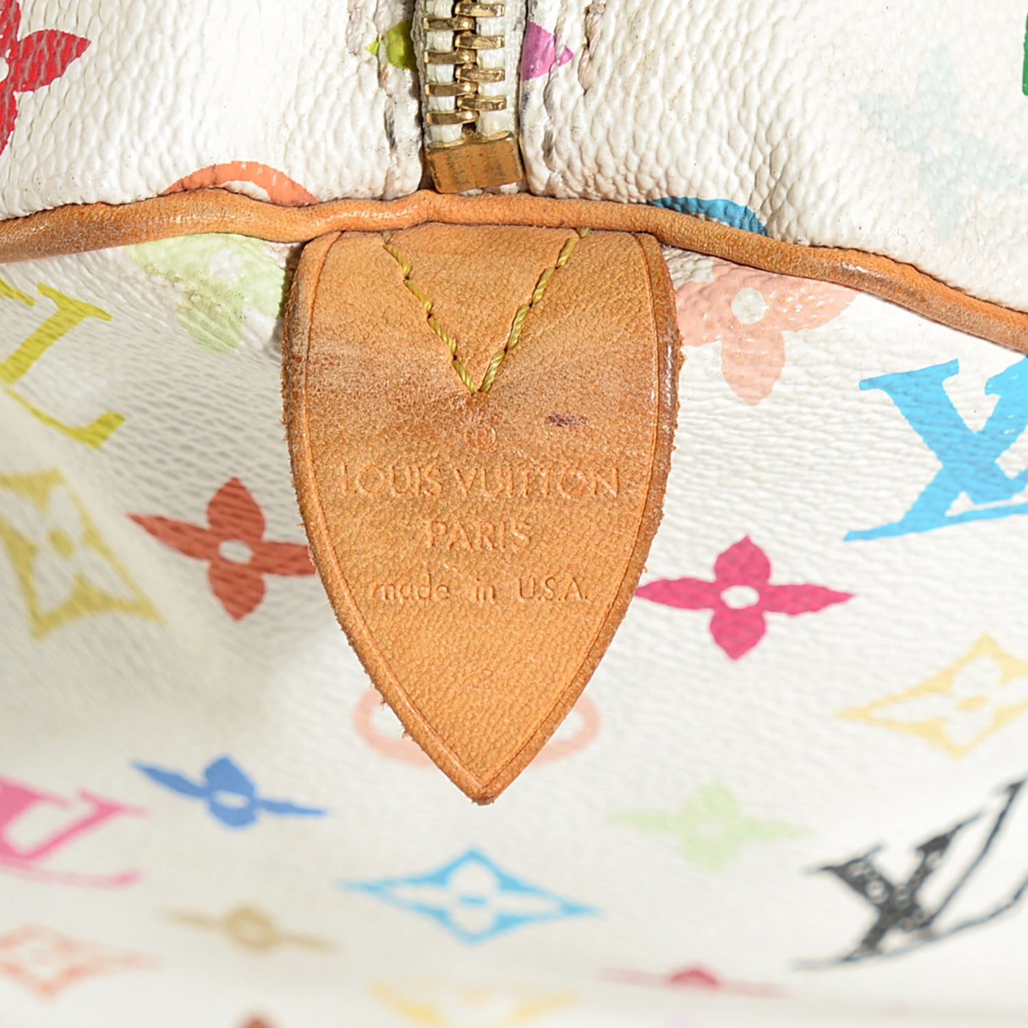 Louis Vuitton Monogram Multicolor Speedy 30 White 5 of 7