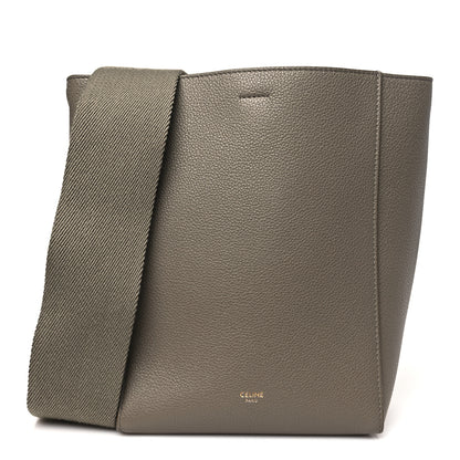 Celine Soft Grained Calfskin Small Sangle Bucket Bag Taupe 1 of 10