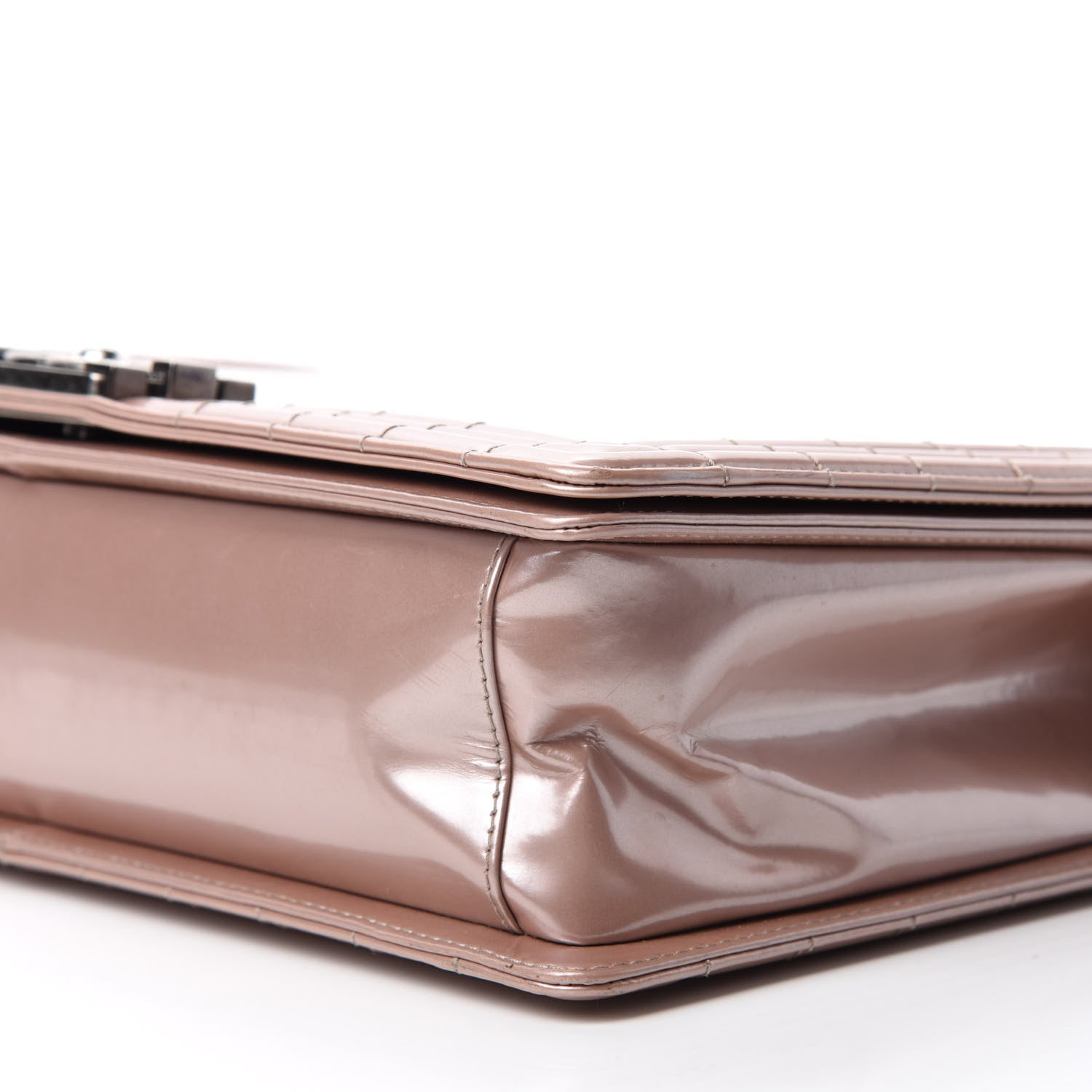 Chanel Iridescent Glazed Calfskin Large Boy Flap Light Pink 7 of 18