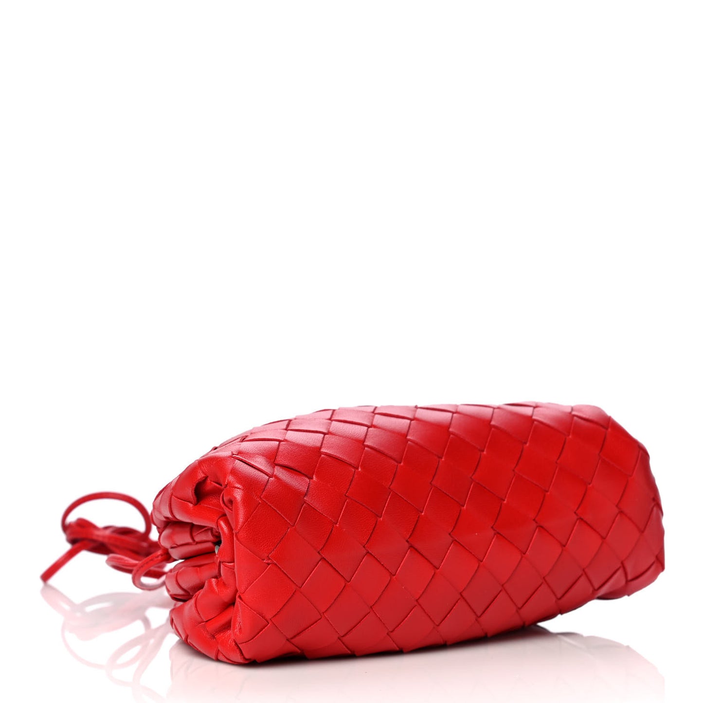 Nappa Intrecciato The Mini Pouch Bright Red
