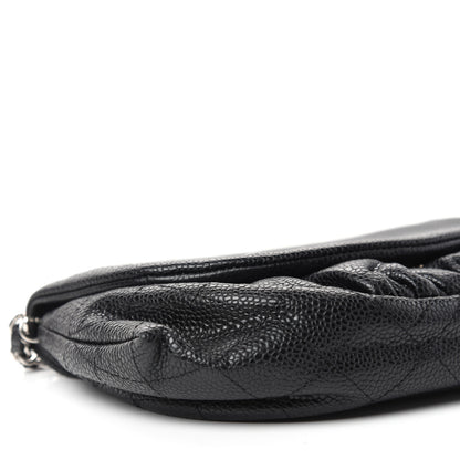 Chanel Caviar Half Moon Wallet On Chain WOC Black 8 of 11