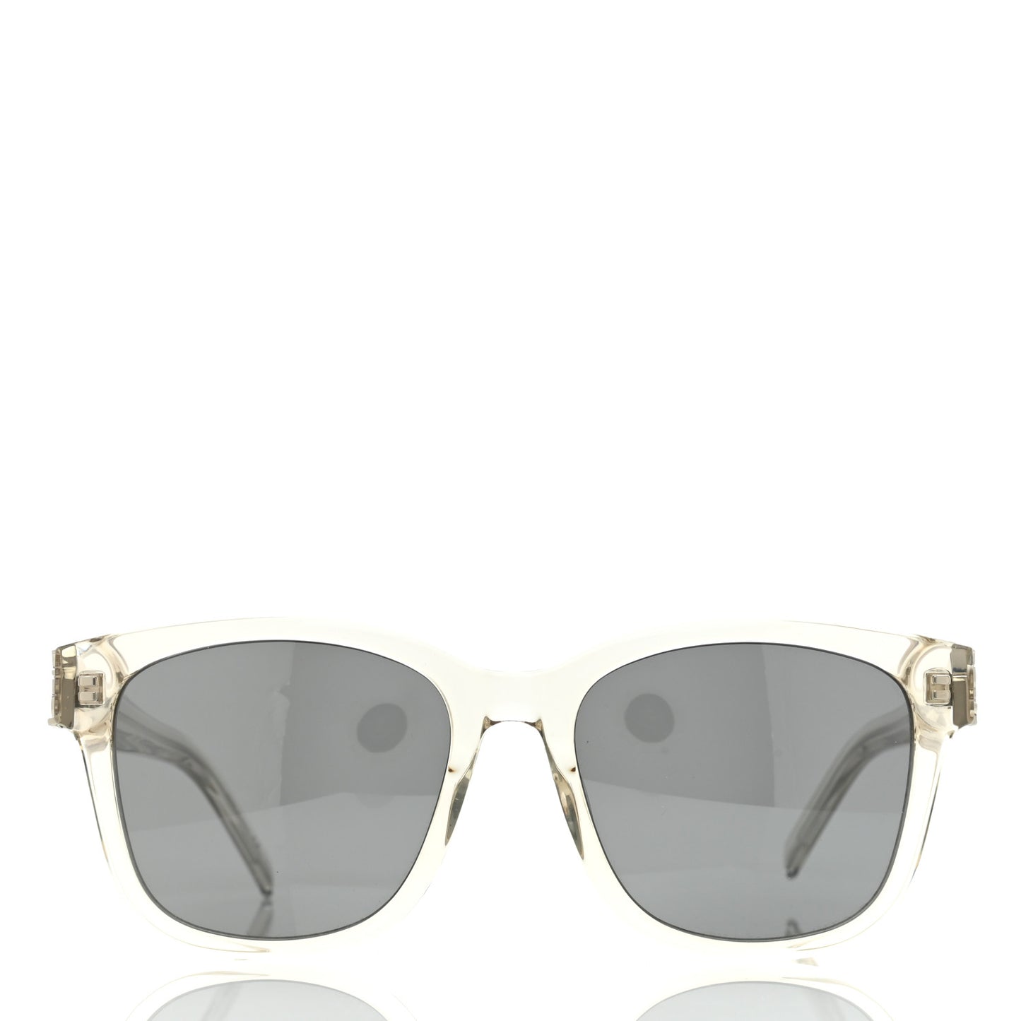 Acetate Square Sunglasses SL M68 Transparent