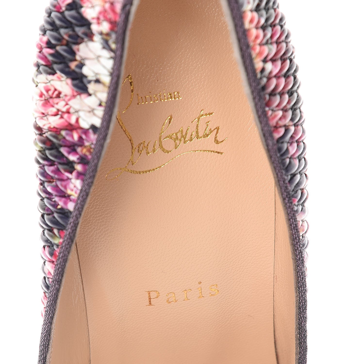 Christian Louboutin Tissu Baigneuse Floral Pigalle Follies 100 Pumps 39 Multicolor 6 of 7