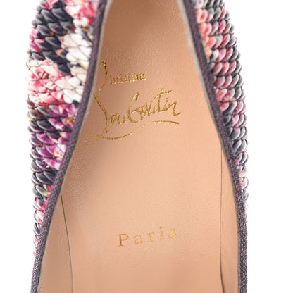 Christian Louboutin Tissu Baigneuse Floral Pigalle Follies 100 Pumps 39 Multicolor 6 of 7
